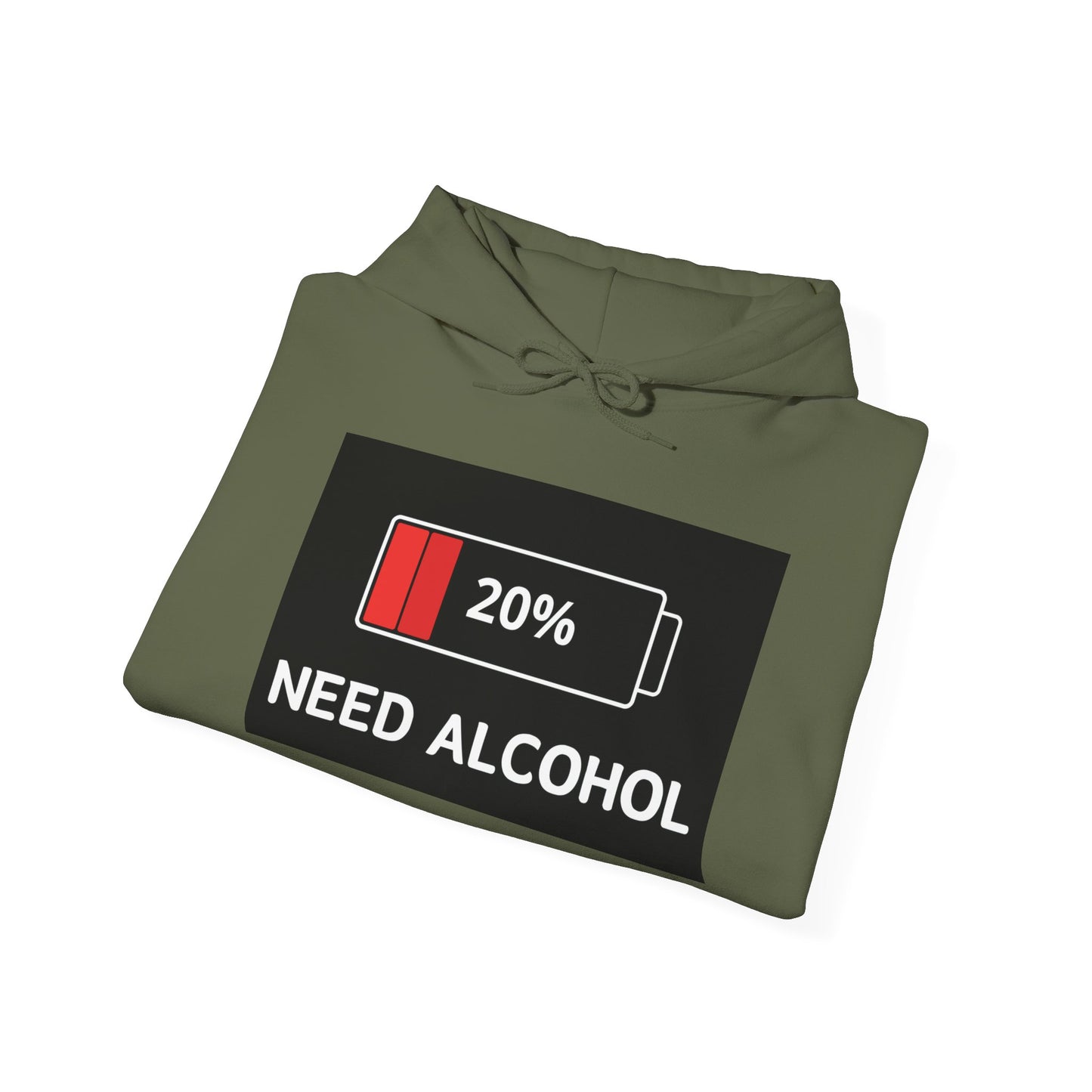 Funny Need Alcohol Hoodie - Unisex Heavy Blend Sweatshirt