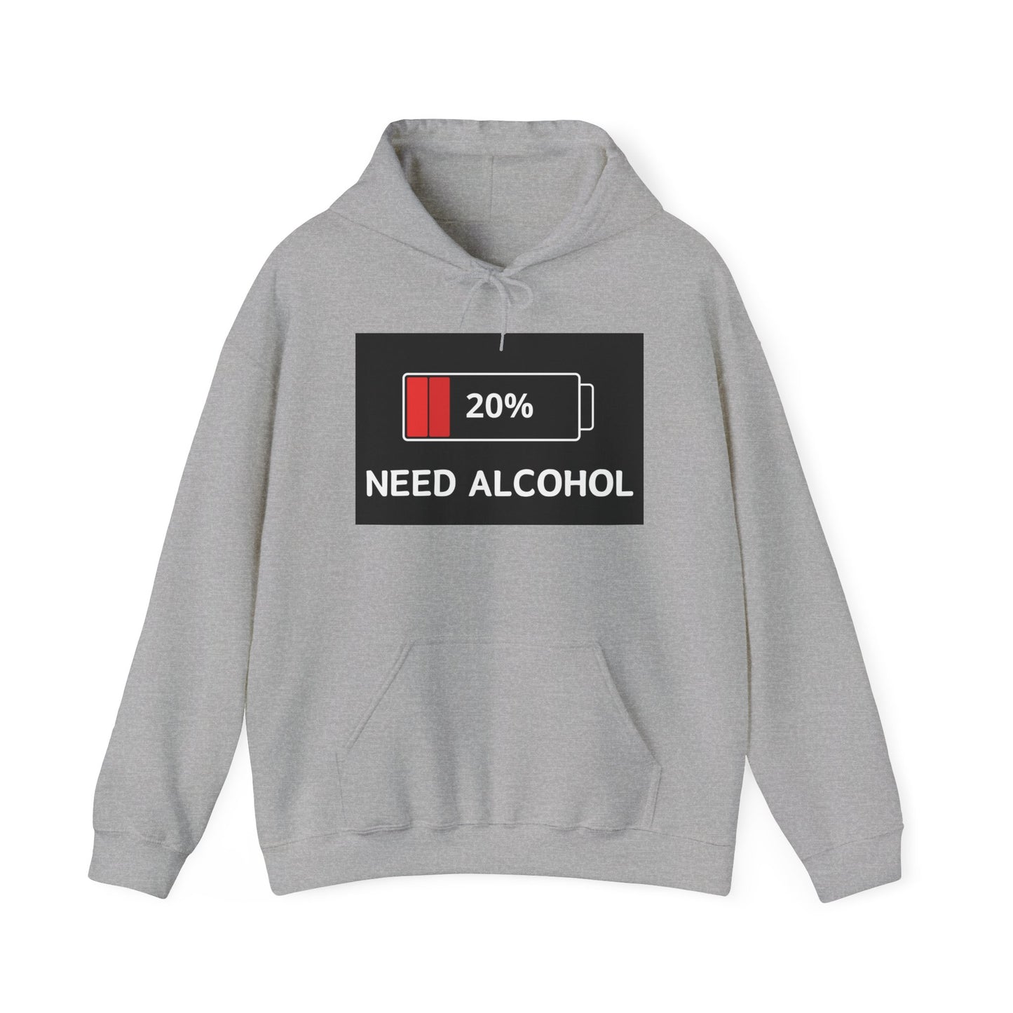 Funny Need Alcohol Hoodie - Unisex Heavy Blend Sweatshirt